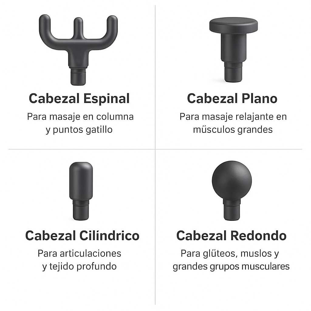 Pistola Masajeadora Hy-impact® - Portátil y Recargable